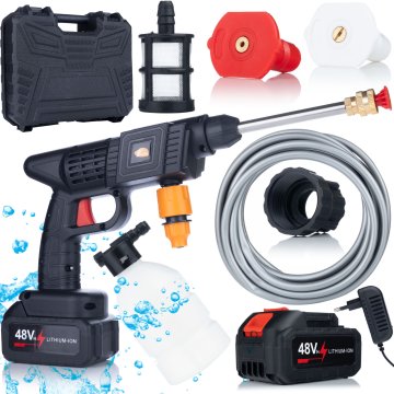 Rosfix Black Whale BW21V bežični perač pod tlakom, Animal PRO serija s 2 baterije