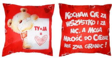 dvostrani jastuk TI + JA, volim te... - S42