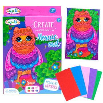 kreativni kolaž od pjenastog mozaika OWL ZA2054 SO