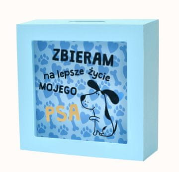 Skarbboxy kasica za novac Bolji život za psa SBB-005