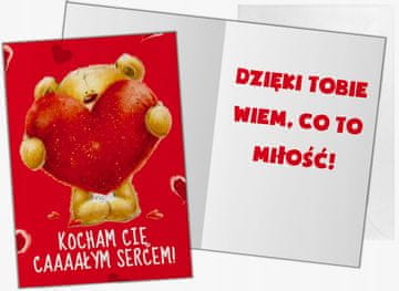 kartica s medvjedićem u obliku srca MR-207