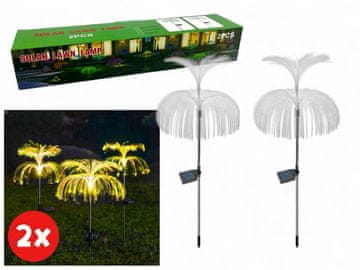solarna lampa 2 kom. TOPLO BIJELA / 100 MEDUZA FM209