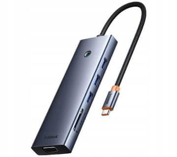 BASEUS 10u1 UltraJoy USB hub 3x USB / HDMI / VGA / SD / USB-C / Jack 3.5mm