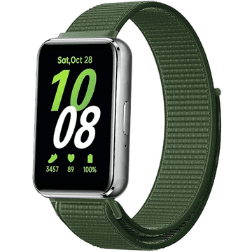 GS Najlonski remen za Samsung Galaxy Fit 3, zeleni