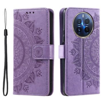 GS Preklopna futrola za Realme 12 Pro 5G / 12 Pro+ 5G, Mandala, ljubičasta