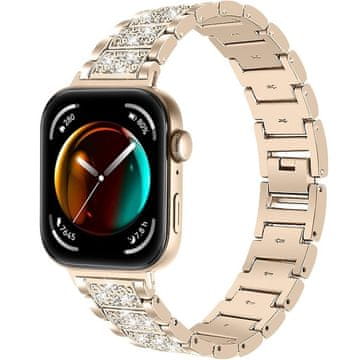 GS Dijamantna narukvica za Huawei Watch Fit 4 / 4 Pro / 3, zlatna