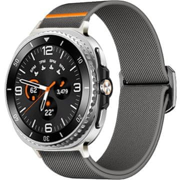 GS Najlonski remen za Samsung Galaxy Watch 9 / 8 / 8 Classic, sivi