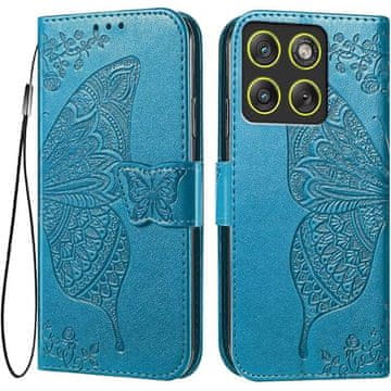 GS Preklopna futrola za Motorola Edge 70, leptir, plava