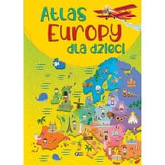 Fenix ATLAS EUROPE ZA DJECU OBRAZOVNE KNJIGE KARTE ZEMLJE KONTINENTI