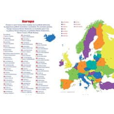 Fenix ATLAS EUROPE ZA DJECU OBRAZOVNE KNJIGE KARTE ZEMLJE KONTINENTI