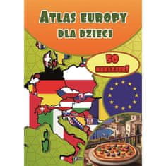 Fenix ATLAS EUROPE ZA DJECU KARTA ZANIMLJIVOSTI EDUKATIVNA KNJIGA + 50 NALJEPNICA