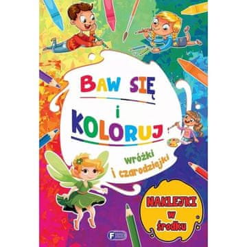 Fenix KNJIGA ZA SLIKANJE VILE I ČAROBNJACI + 24 NALJEPNICE