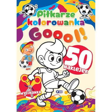 Fenix BOJANKA NOGOMETAŠA ZA DJECU NOGOMET +50 NALJEPNICA SPORT