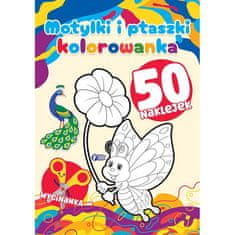 Fenix BOJANKA LEPTIRIĆI I PTICE ZA DJECU ŽIVOTINJE +50 NALJEPNICA