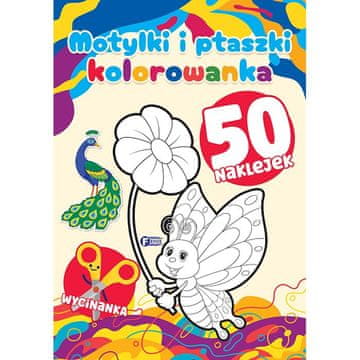 Fenix BOJANKA LEPTIRIĆI I PTICE ZA DJECU ŽIVOTINJE +50 NALJEPNICA