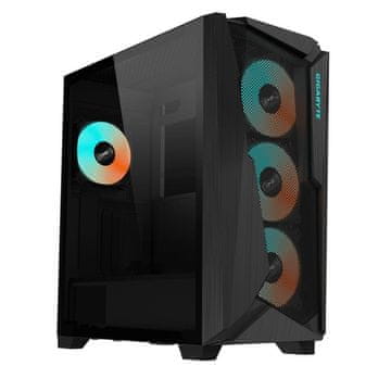 Gigabyte GIGABYTE C301 GLASS Midi Tower kućište - crno