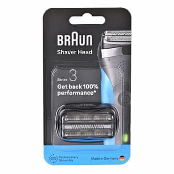 BRAUN BRAUN Series Zamjenske Mrežice i Nožići - Crna, Plava