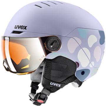Kask UVE Rocket jr. Visor dječja skijaška kaciga, 54-58 cm