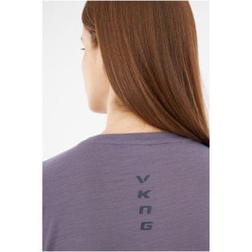 slomart VIKING Salen Lady Merino ženska majica kratkih rukava, ljubičasta, XL