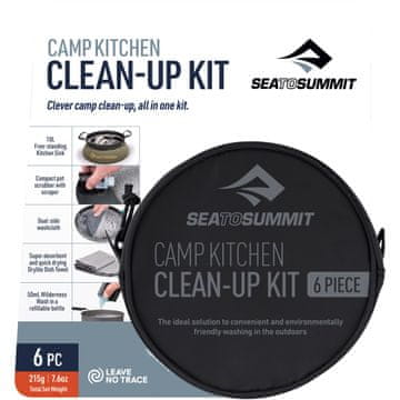 slomart SEA TO SUMMIT Camp Kitchen Clean Up Kit - 6 dijelova s tekućinom