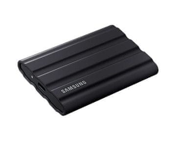 slomart Vanjski SSD disk Samsung T7 Shield 2TB USB 3.2, crni
