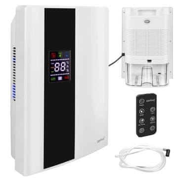 Zortiva 2u1 90W LCD odvlaživač zraka i pročišćivač zraka, apsorber vlage 2L, bijeli