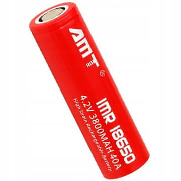Verkgroup Punjiva 18650 baterija 3800mAh Li-ion 4,2V