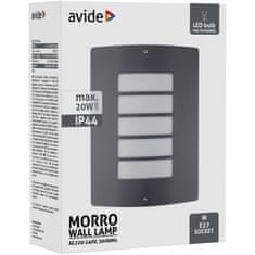 Avide Vanjska zidna svjetiljka (9570851) MORRO 1xE27 IP44, antracit