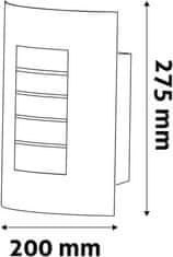 Avide Vanjska zidna svjetiljka (9570851) MORRO 1xE27 IP44, antracit