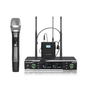DE SDR1303 Bežični mikrofoni Ručni mikrofon + komplet s priključkom za mikrofon