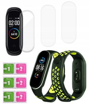 Zamjenski remen za XIAOMI MI BAND 3 4 + zaštitna folija 3 komada TPU