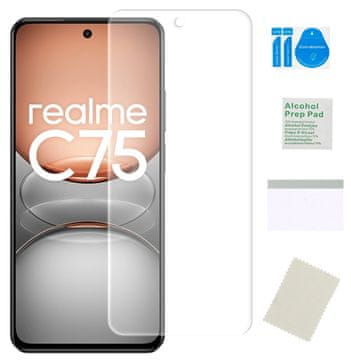 Zaštitna folija za REALME C75 hidrogel zaštitnik zaslona, jaka, tanka i izdržljiva TPU folija