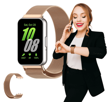 Remen za SAMSUNG GALAXY FIT 3 sat, ružičasto zlatne BOJE