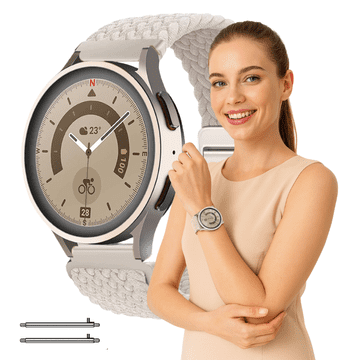Samsung Gear S3 Classic remen bež pleteni 22 mm za pametni sat BOJE