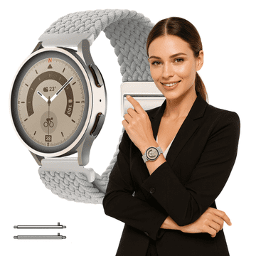 Remen za Garmin Forerunner 255S 265S Vivoactive Venu 2S 3S 4S sivi 18mm