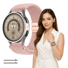 Remen za Garmin Forerunner 255S 265S Vivoactive Venu 2S 3S 4S roza 18 mm