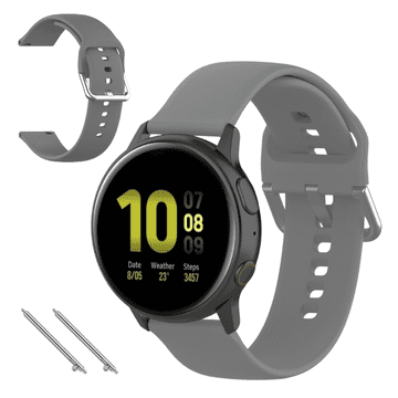 Silikonski remen za Xiaomi Redmi Watch 5 Lite 22 mm za pametni sat, sivi