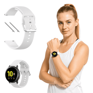 Remen za Huawei Watch GT 2 3 4 5 46mm pro 48mm silikonski remen bijele BOJE