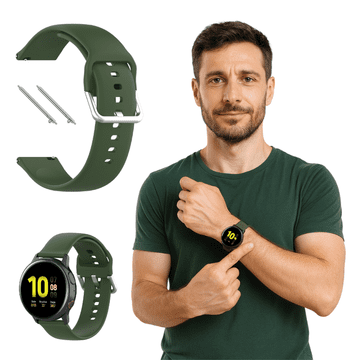 Remen za Huawei Watch GT2 GT3 42mm Pro 43mm silikonski remen zeleni 20mm