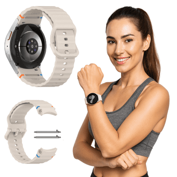 Remen za Huawei Watch GT 2 42mm GT 3 42mm GT 3 PRO 43mm S/M/L bež 20mm