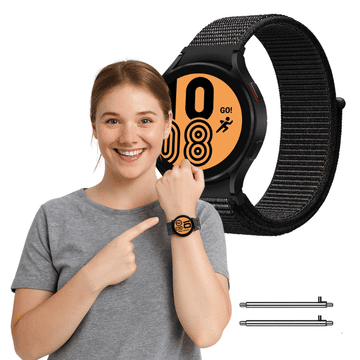 Remen za Garmin Forerunner 255S 265S Vivoactive Venu 2S 3S 4S sivi