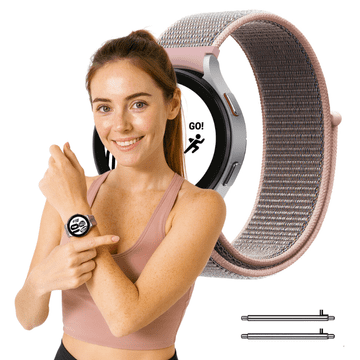 Remen za Samsung Galaxy Watch 5 6 7 40 / 42 / 46mm Classic Pro roza 20mm