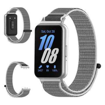 Remen za Samsung Galaxy Watch Fit 3-kanna najlonska siva narukvica za sat