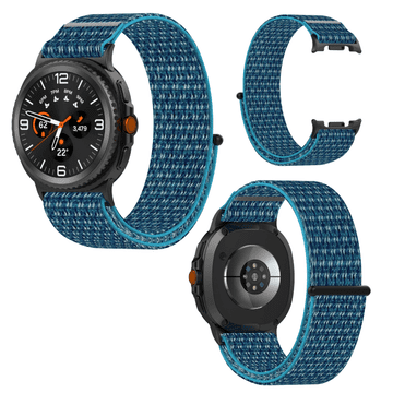 Remen za Samsung Galaxy Watch 8 40/44mm/ 8 Classic 46mm najlon plavi