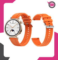 Remen za Garmin Forerunner 255S 265S Vivoactive Venu2S 3S 4S Crni silikonski