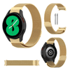 Remen za Samsung Galaxy Watch 4 5 6 7 40/44/45/46/47mm metalni zlatni 20mm