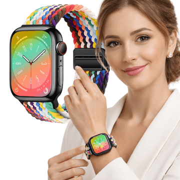 Pleteni remen za Apple Watch 38 mm 40 mm 41 mm remen L Strong, razne boje