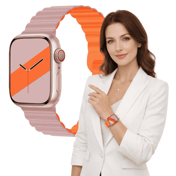 Remen za Apple Watch 42 44 45 46 49 mm, magnetska narukvica, izdržljiva