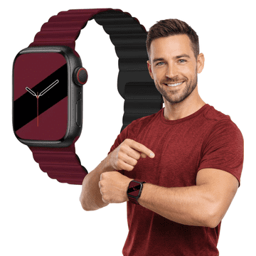 Remen za Apple Watch 42 44 45 46 49 magnetska narukvica BOJE