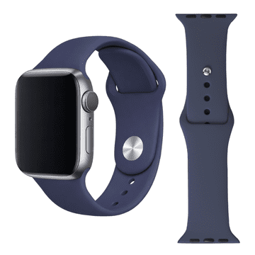 Silikonska narukvica za Apple Watch 42 44 45 49 mm, tamnoplava